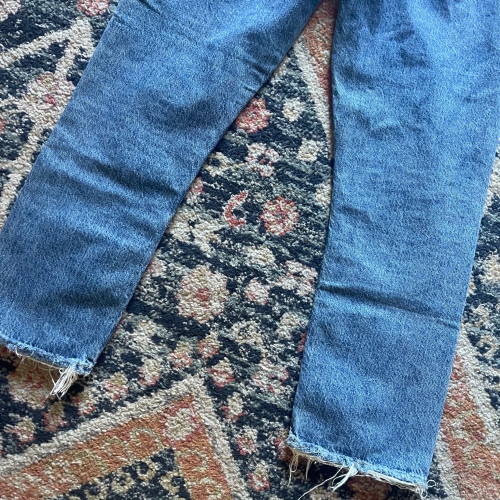 Agolde Riley Size 27 Button Fly High Rise Women's Jeans - Picture 6 of 11